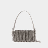 Ricco Mini Flap Shoulder Bag - Alexander Wang - Metal - Silver