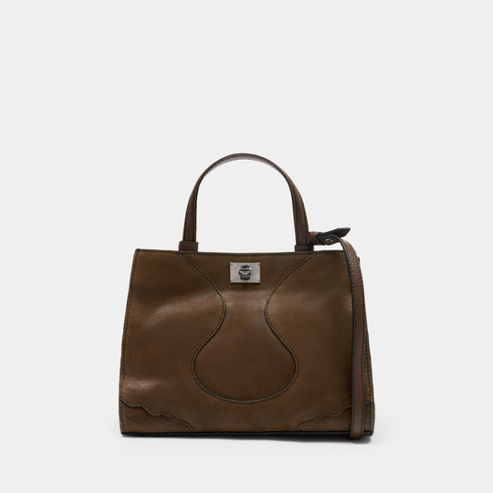 Jack Nano Shopper Bag - Zadig & Voltaire - Leather - Brown
