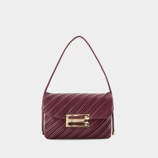 Soft Dorian Shoulder Bag - Victoria Beckham - Leather - Burgundy