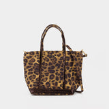 Small Tote Bag - Vanessa Bruno - Cotton - Brown