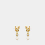 The Pony Charm Earrings - Marc Jacobs - Brass - Gold
