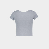 Oversized Orb Baby Peru' T-Shirt - Vivienne Westwood - Cotton - Grey