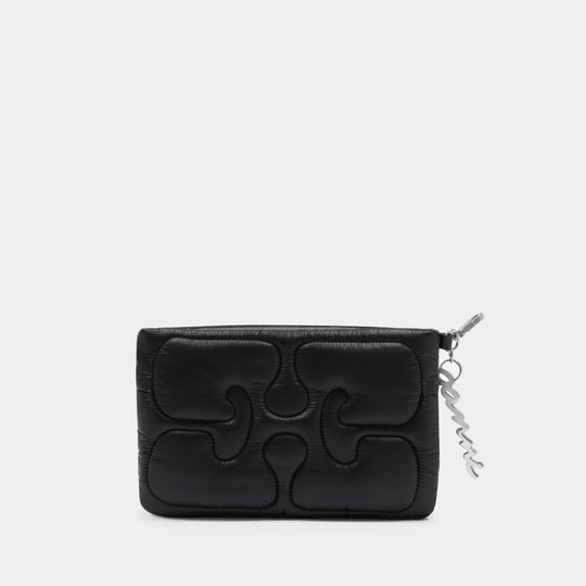 Clutch bag - Ganni - Synthetic - Black