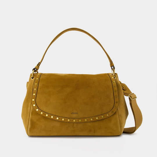 Chany Xl Shoulder Bag - Isabel Marant - Leather - Brown