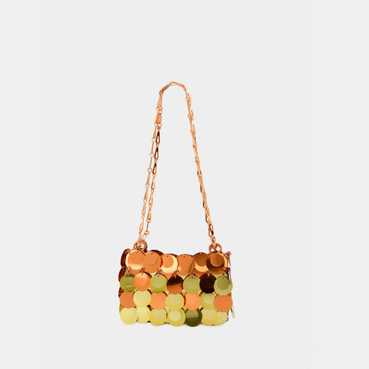 Oversized Sequin 金色拼色亮片斜挎手提包