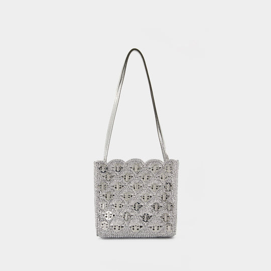 Shoulder Bag - Rabanne - Raphia - Silver