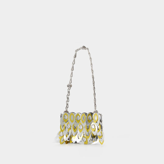 Nano Teardrop Shoulder Bag - Rabanne - Synthetic - Silver