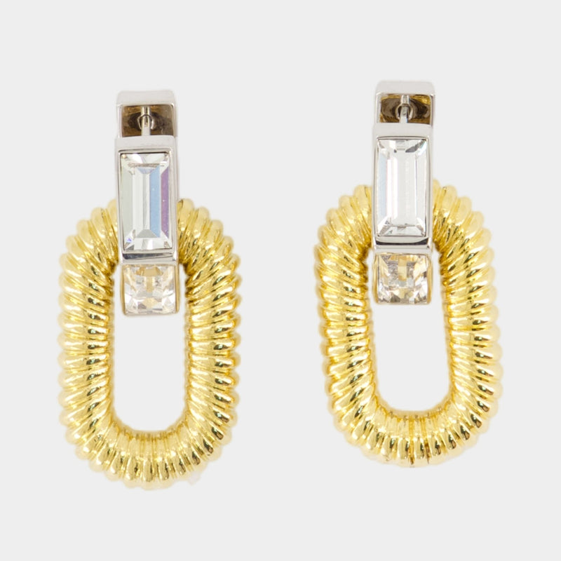 Earrings - Rabanne - Aluminum - Gold
