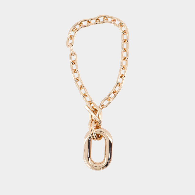 Necklace - Rabanne - Aluminum - Rose Gold