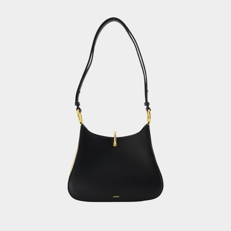 Shoulder Bag - Rabanne - Leather - Black