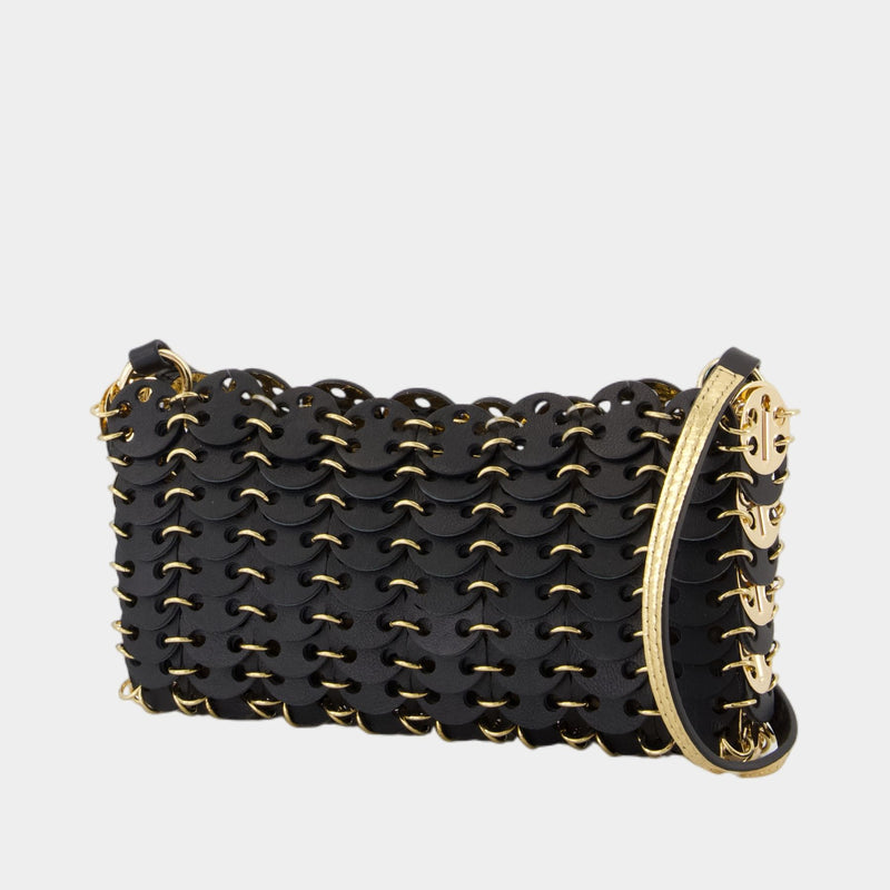 Wallet On Chain - Rabanne - Leather - Black