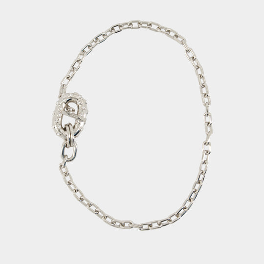 Necklace - Rabanne - Aluminum - Silver