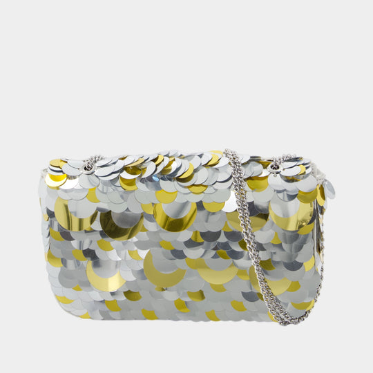 Sparkle Mini Shoulder Bag - Rabanne - Metal - Gold