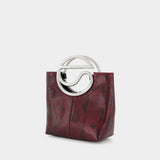 Python C Mini Crossbody - Coperni - Leather - Burgundy