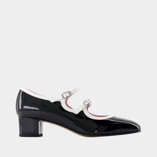Bleuet Pumps - Carel - Leather - Black