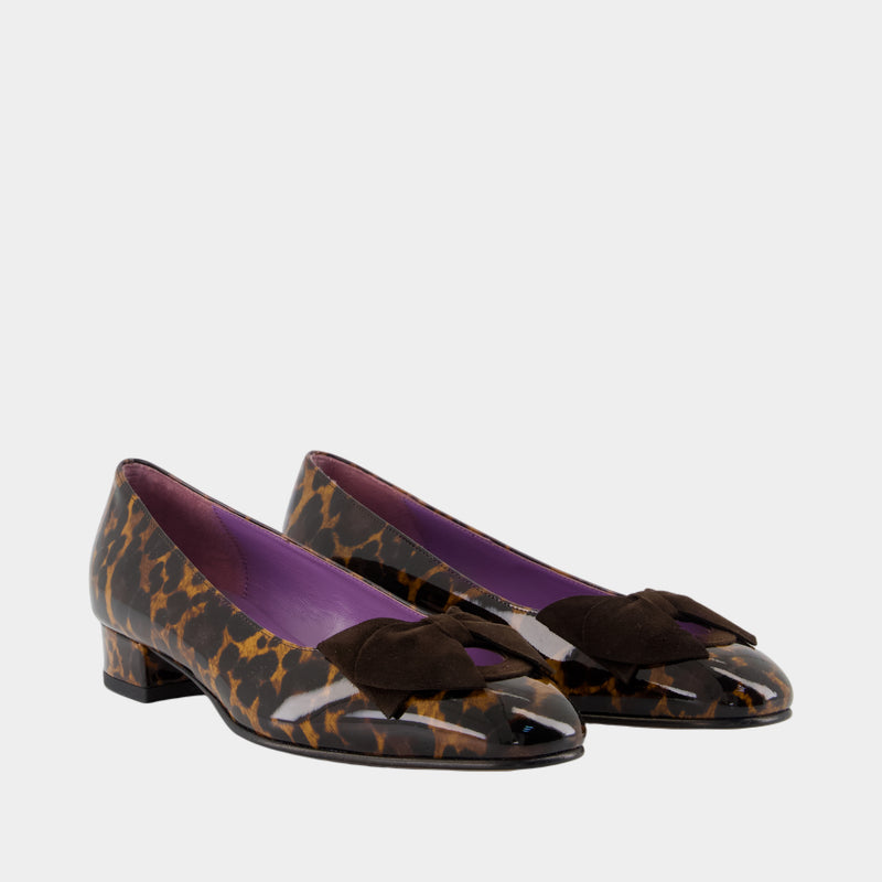 フラットシューズ Princess Ballerinas - Carel - Leather - Leopard Princess Ballerinas - Carel - Leather - Leopard