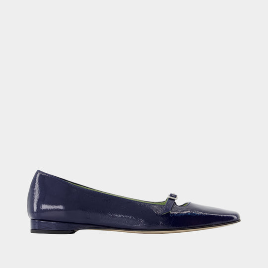 Emilie Ballerinas - Carel - Leather - Blue