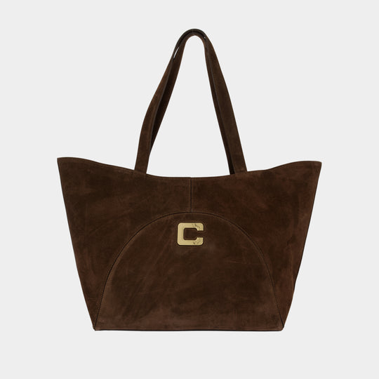 Clemenceau Shopper Bag - Carel - Leather - Brown