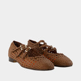 Ariana S Sandals - Carel - Raffia - Brown