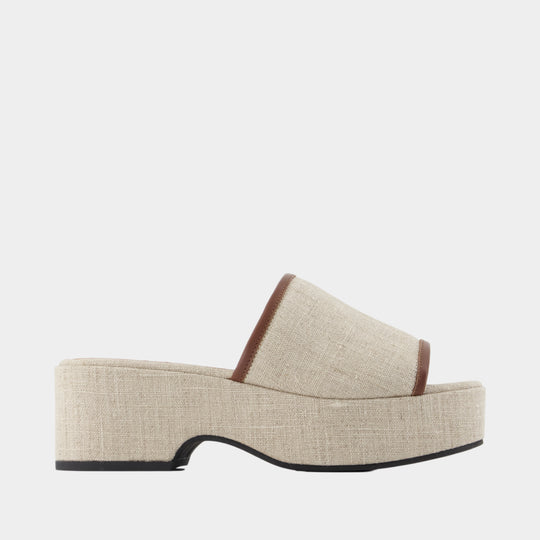 Adri mules - Carel - Canvas - Beige