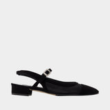 Oceanight2  Ballerina Flat Shoes - Carel - Leather - Black