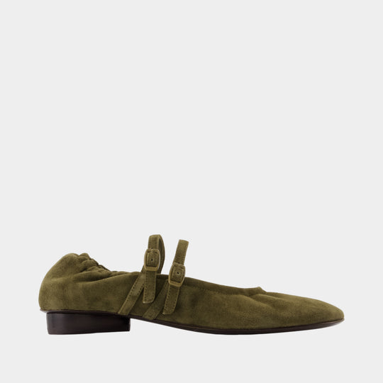 Tatiana Ballerinas - Carel - Leather - Khaki