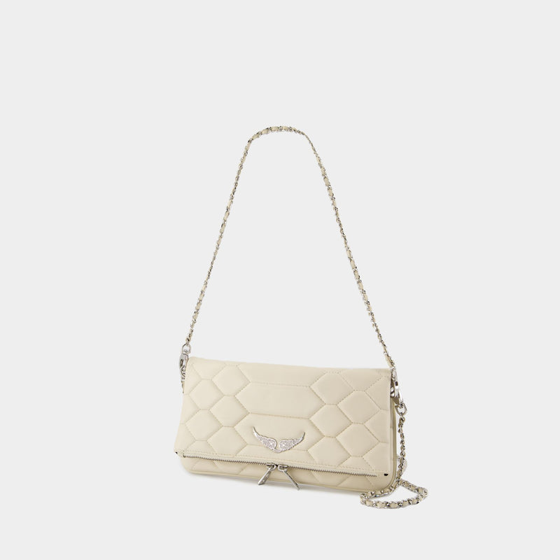 Rock Xl Mat Scale Crossbody - Zadig & Voltaire - Leather - White