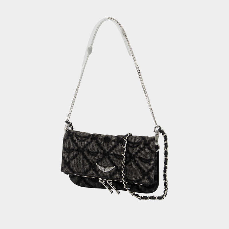Rock Nano Wallet On Chain - Zadig & Voltaire - Cotton - Grey