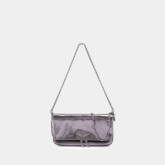 Rock Vintage Crossbody - Zadig & Voltaire - Leather - Silver