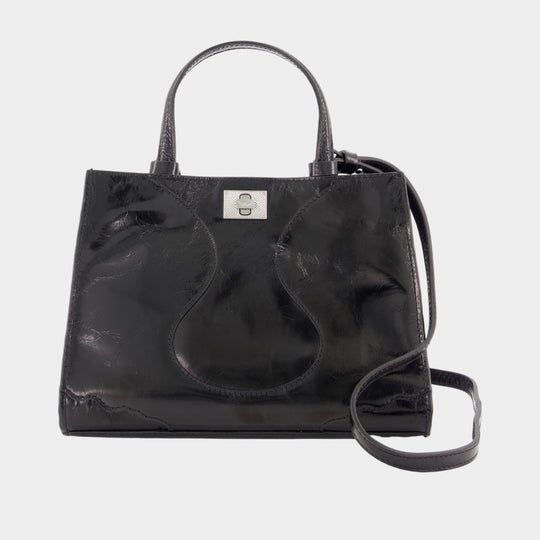 Jack Nano Vintage Patent Bag - Zadig & Voltaire - Leather - Black