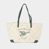 Xl Monogram Tennis Shopper Bag - Zadig & Voltaire - Synthetic - White