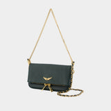 Rock Nano Grained Crossbody - Zadig & Voltaire - Leather - Green