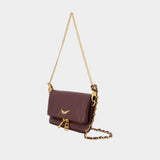 Rock Nano Crossbody - Zadig & Voltaire - Leather - Burgundy