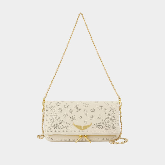 Rock Perfo Crossbody - Zadig & Voltaire - Leather - White
