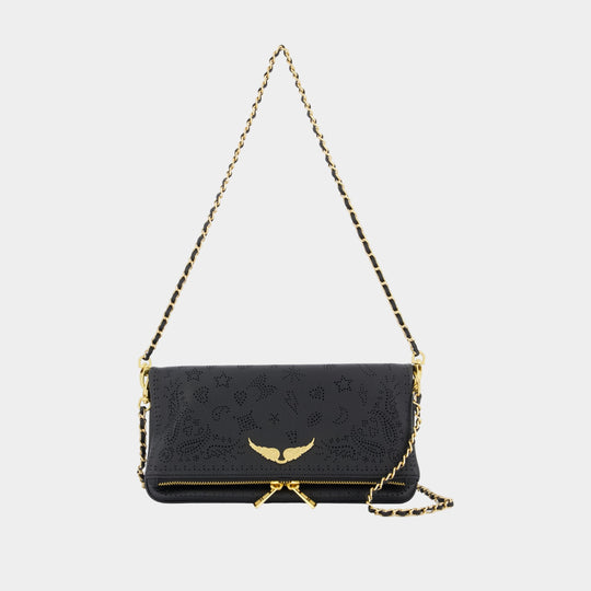 Rock Perfo Crossbody - Zadig & Voltaire - Leather - Black