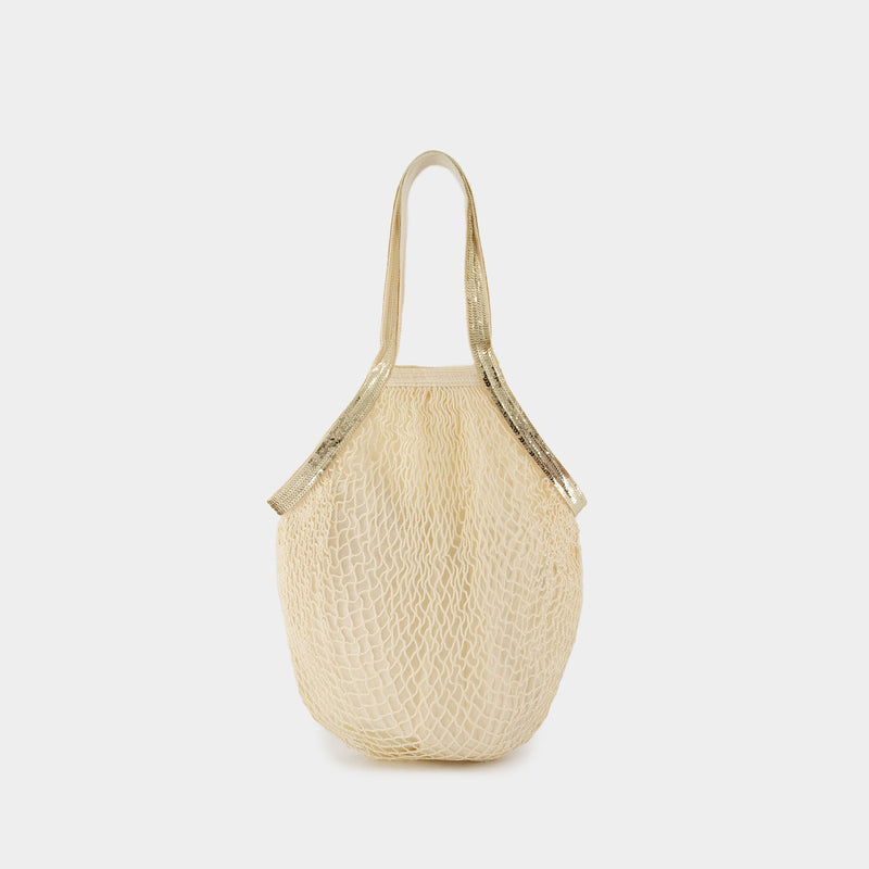 Filet Shoulder Bag - Vanessa Bruno - Cotton - Beige