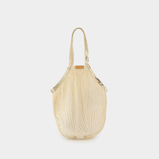 Filet Shoulder Bag - Vanessa Bruno - Cotton - Beige