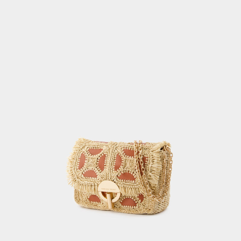 Moon Crossbody - Vanessa Bruno - Raffia - Brown