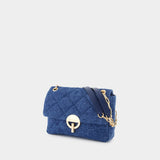 Grand Moon Bag - Vanessa Bruno - Linen - Blue