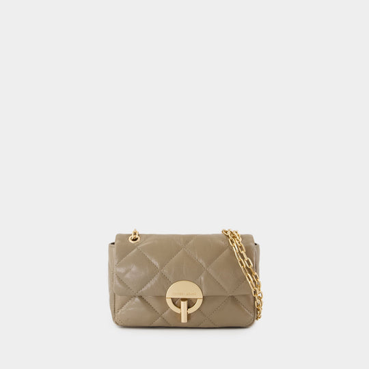 Moon Moyen 米色皮制单肩包斜挎包