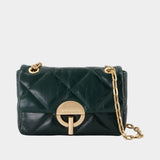 Nano Moon Wallet On Chain - Vanessa Bruno - Leather - Green