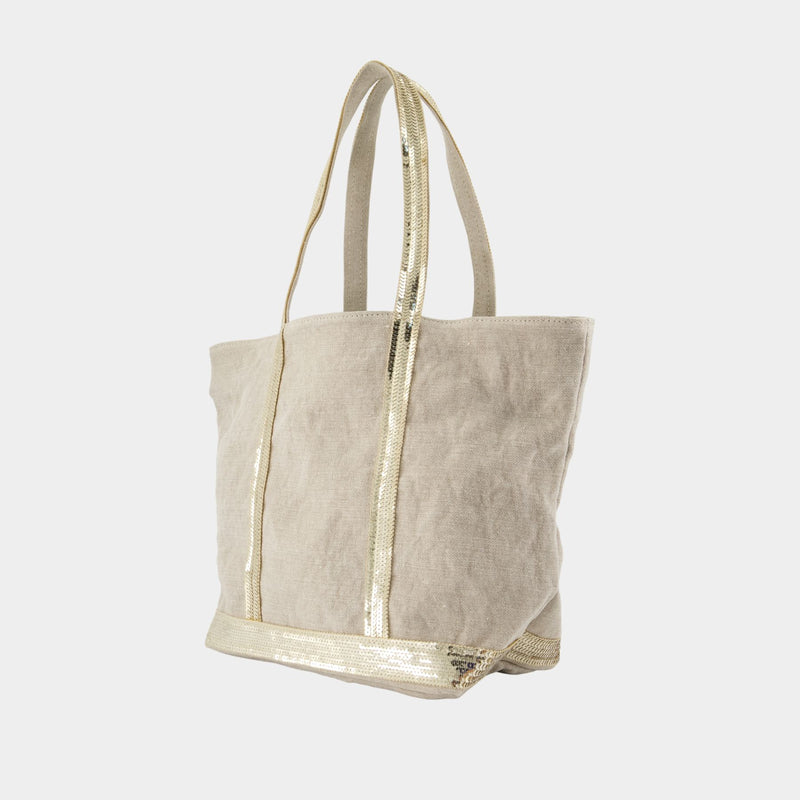 M Zippe Shopper Bag - Vanessa Bruno - Linen - Neutral
