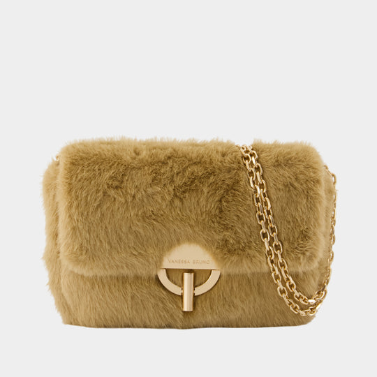 Moon Moyen Shoulder Bag - Vanessa Bruno - Synthetic - Beige
