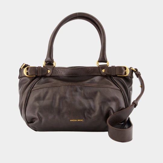 Lune 24h Bag - Vanessa Bruno - Leather - Brown