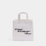 Small shopping bag - Kenzo - Leather - White