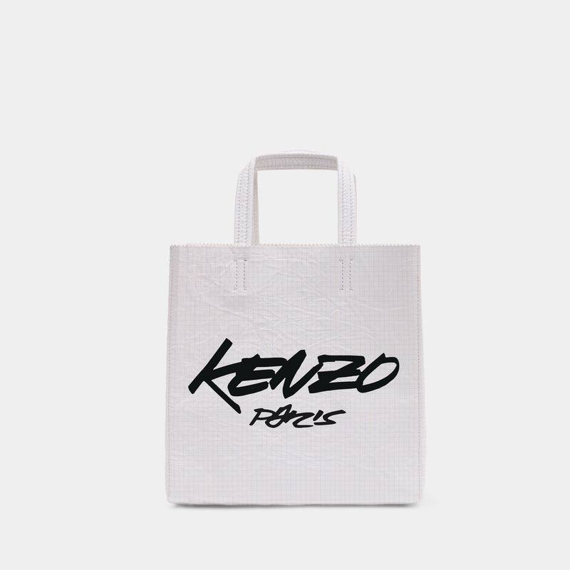 Small shopping bag - Kenzo - Leather - White