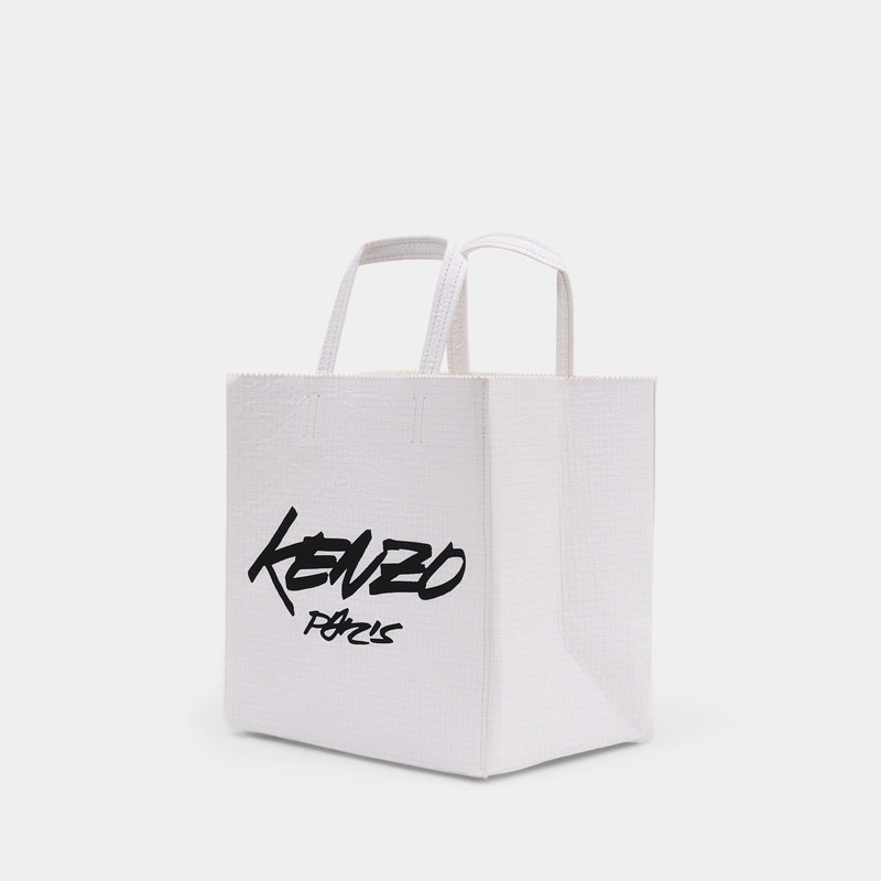 Small shopping bag - Kenzo - Leather - White