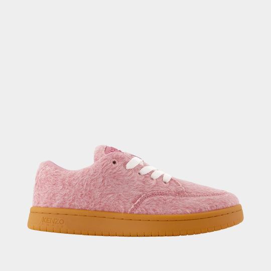 Kenzo Dome Low Top Sneakers - Kenzo - Wool - Pink