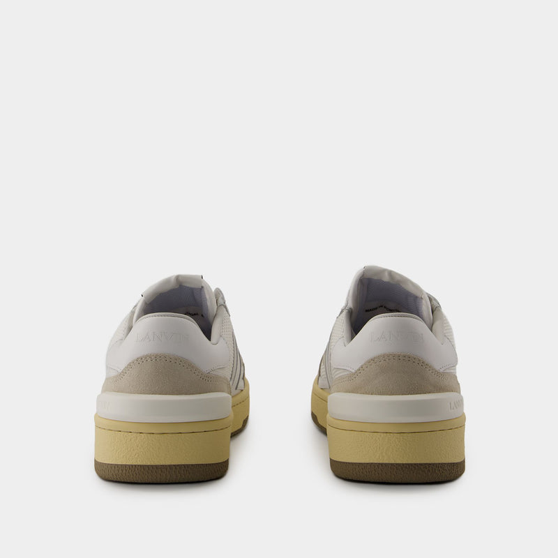 浪凡 Lanvin Tennis Low Top Sneakers 皮质低帮运动鞋