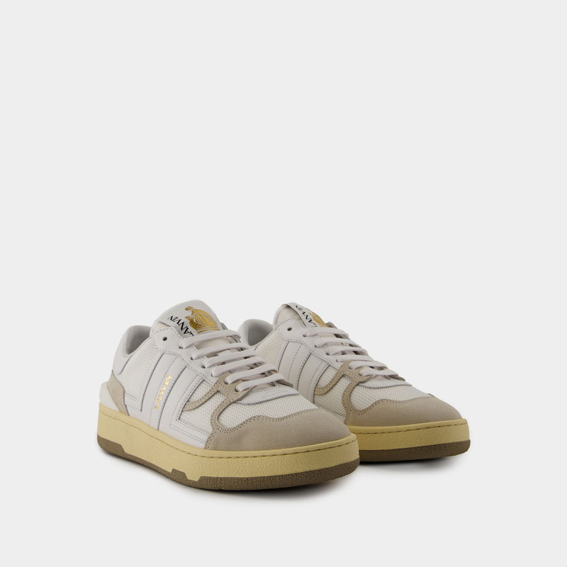 浪凡 Lanvin Tennis Low Top Sneakers 皮质低帮运动鞋